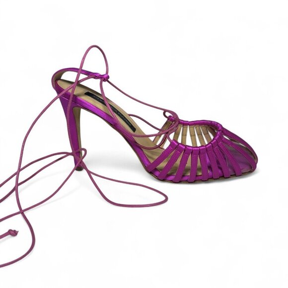 Chelsea Paris Finn High Heel Pump Women's Sz 38 Orchard Pink - Picture 12 of 16